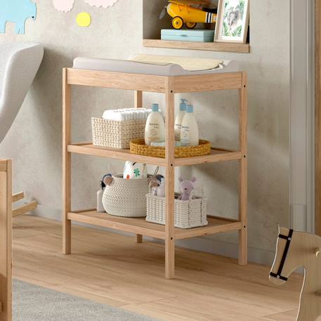 Alfred & Compagnie - Table À Langer En Hêtre Massif Naturel Paola Bois