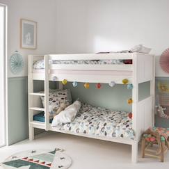 Chambre et rangement-Chambre-Lit superposé séparable et matelas pin massif  arthur