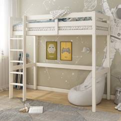 Lit mezzanine pin massif  isidore  - vertbaudet enfant