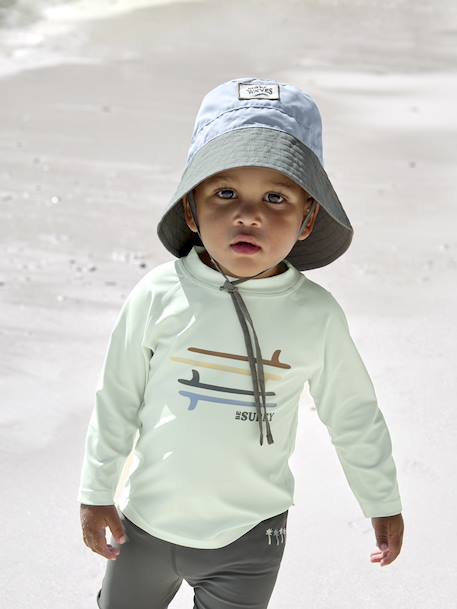 Bob anti-UV Lassig bleu ciel+corail+écru+sable+vanille 4 - vertbaudet enfant 