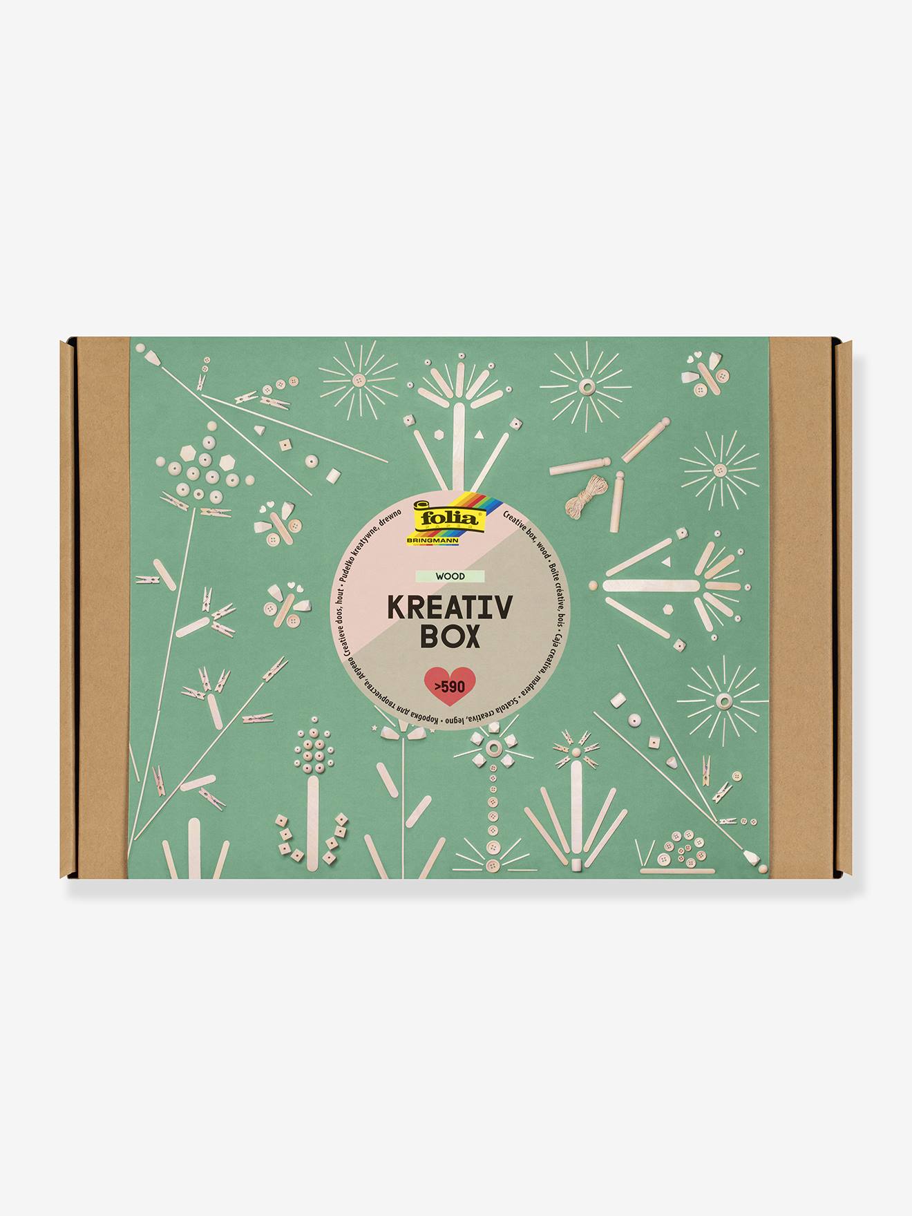Boîte créative WOOD folia bois