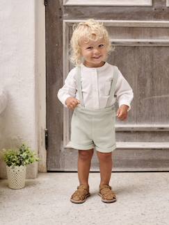 Ensemble bébé chemise et short cérémonie  - vertbaudet enfant