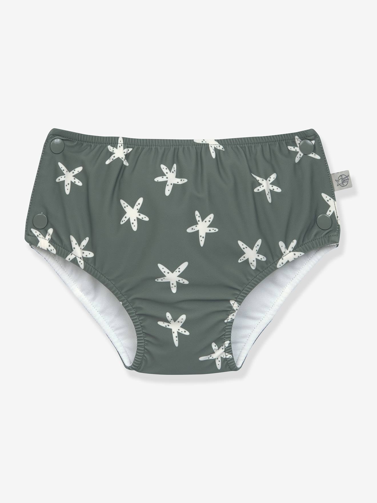 Maillot de bain couche anti-fuite bébé LÄSSIG avec pressions olive