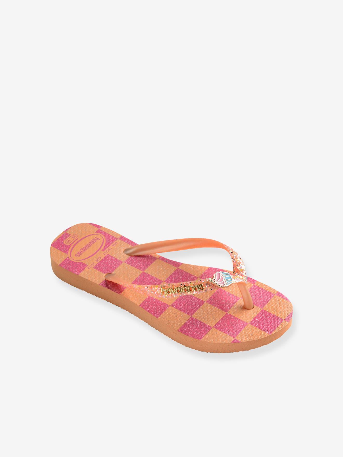 Tongs enfant Slim Glitter Trendy HAÏAVANAS rose