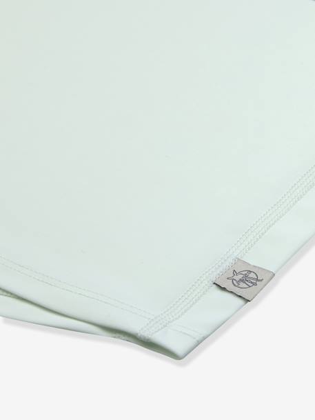 Tee-shirt de bains anti UV enfant LÄSSIG manches courtes écru+pêche+sable+vert 15 - vertbaudet enfant 