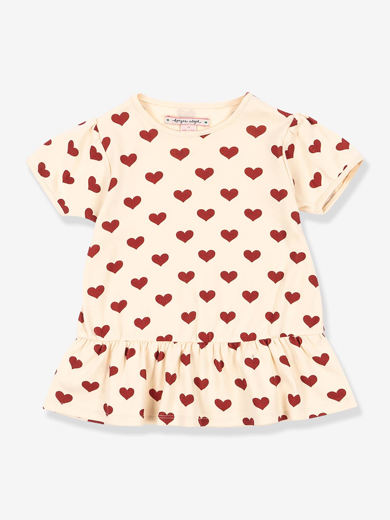 Tee-shirt bébé manches courtes rouge