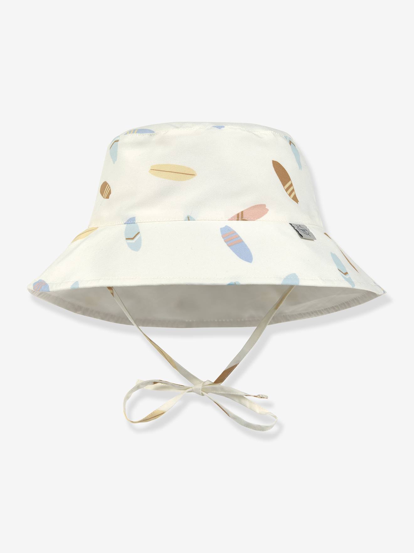 Chapeau anti-UV réversible enfant LASSIG écru