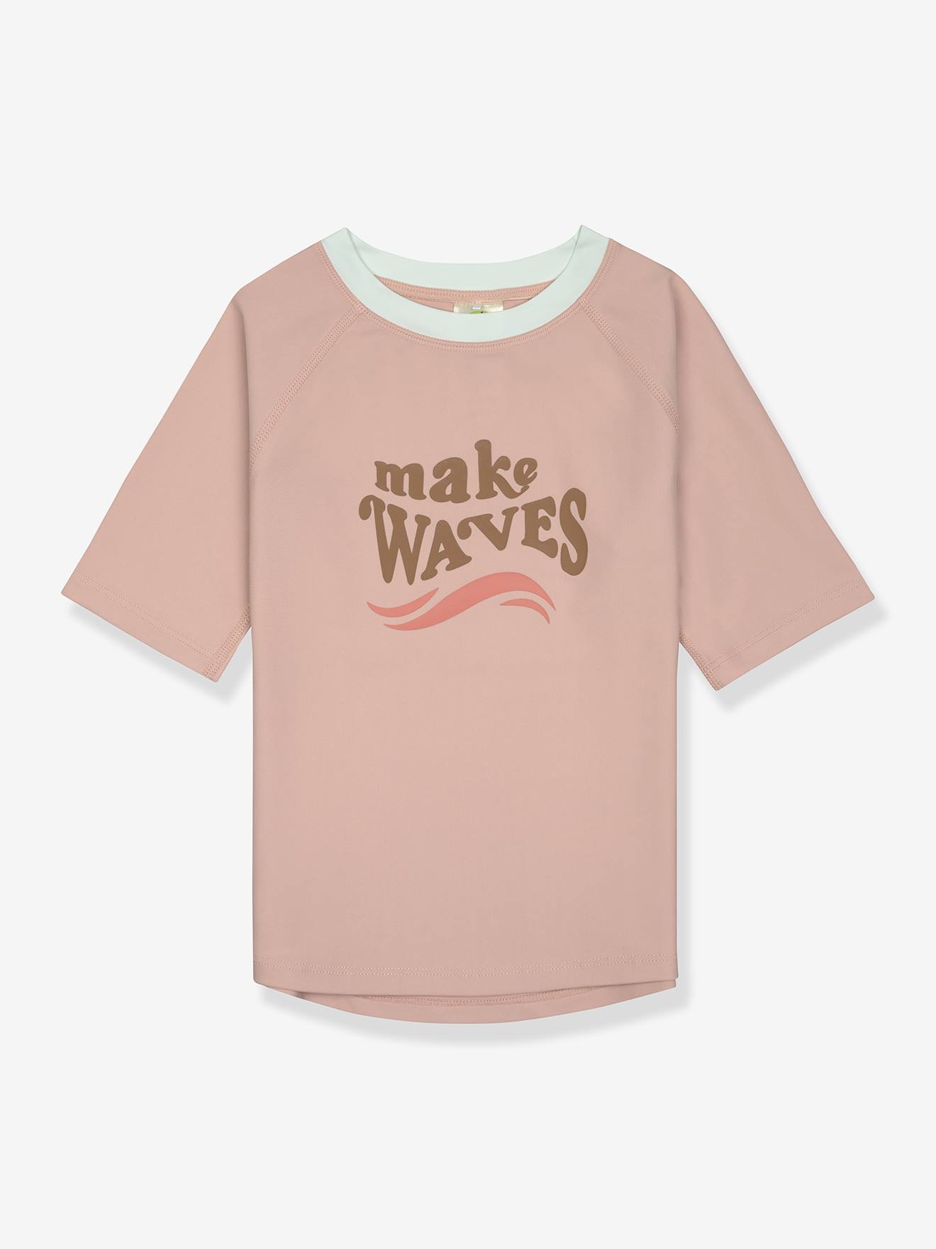 Tee-shirt de bains anti UV enfant LÄSSIG manches courtes pêche