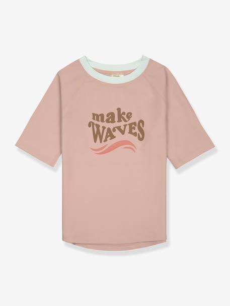 Tee-shirt de bains anti UV enfant LÄSSIG manches courtes écru+pêche+sable+vert 5 - vertbaudet enfant 