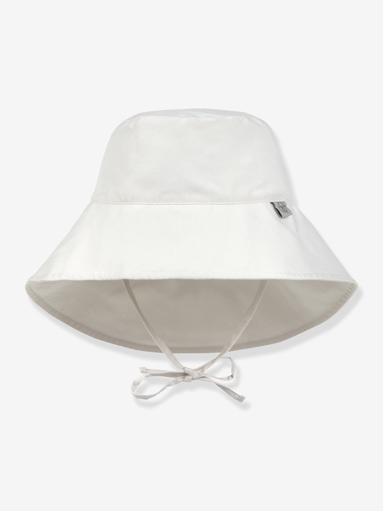 Chapeau protège nuque anti-UV bébé écru