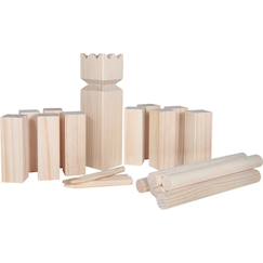 Jouet-Jeux de plein air-Jeux de plage-Tentes anti UV-Jeu d'échecs suédois, 16 pièces en filet
