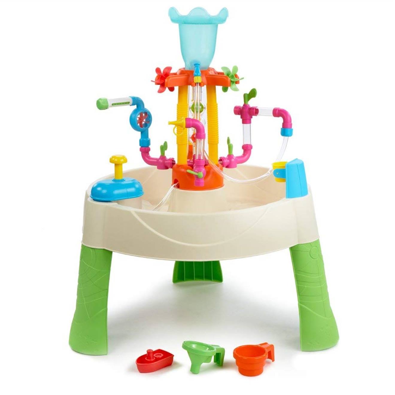 Fountain Factory Table D'activités Avec Jeux D'eau Et De Fontaines Multicolore