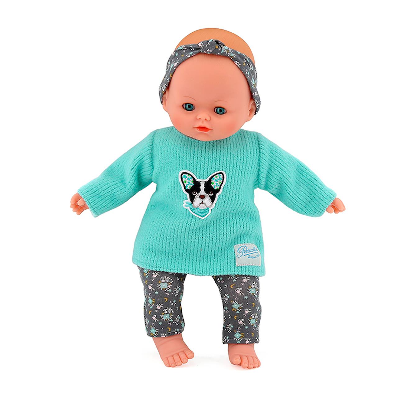 Poupée Petit Câlin Souple 36 Cm Gipsy Bleu