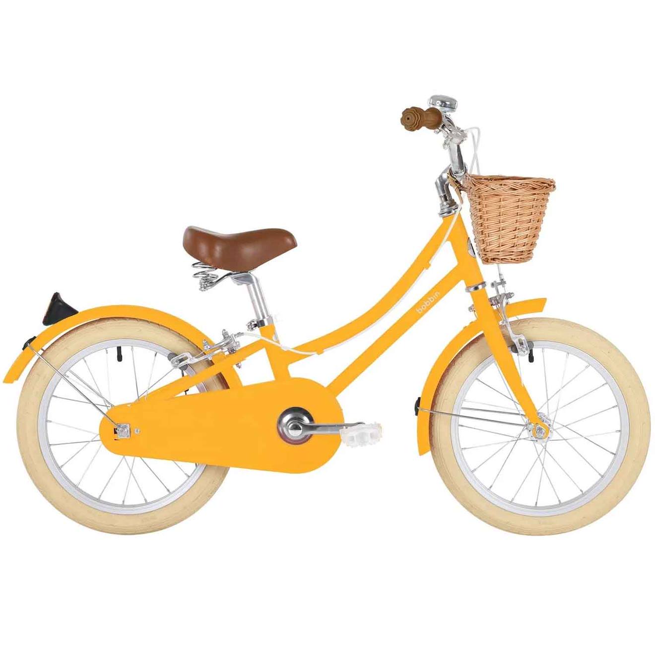 Vélo Enfant 16 Pouces Jaune Curry