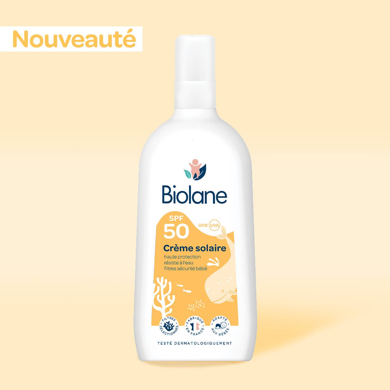 Crème Solaire Spf50 - 200ml Blanc