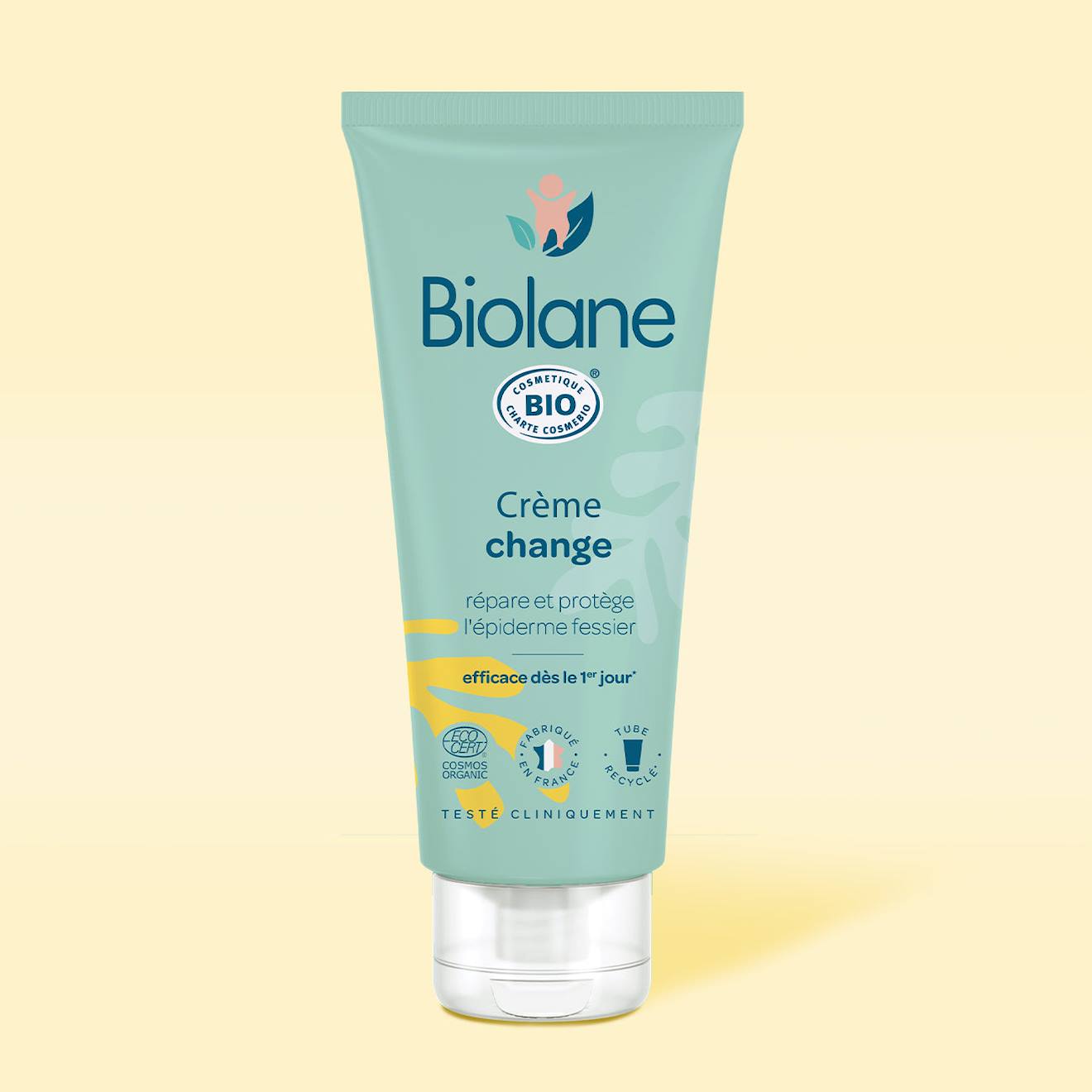 Crème Change Certifiée Biologique Vert