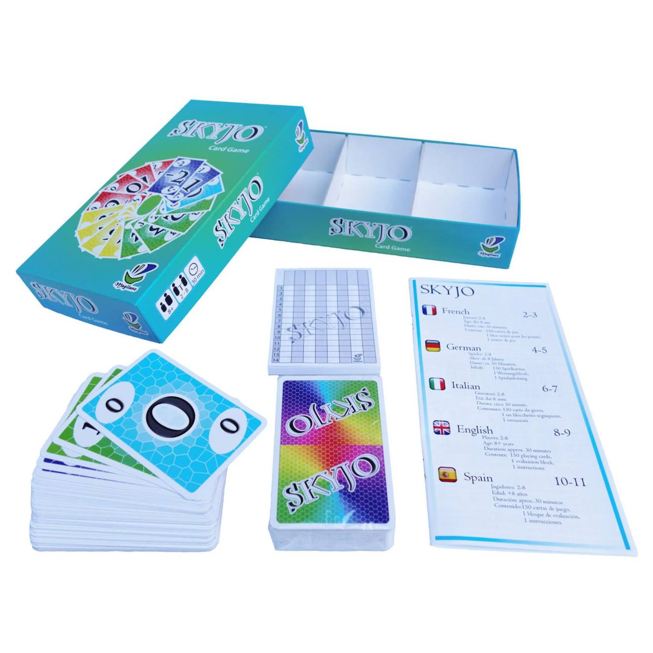 Skyjo Le Jeu De Cartes Passionnant Multicolore