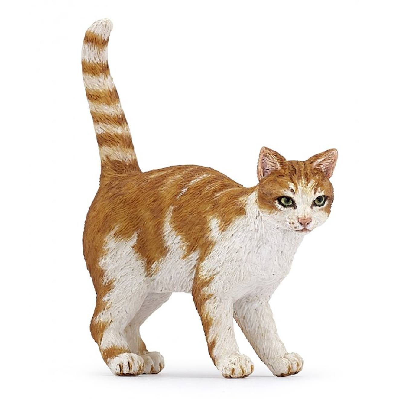 Figurine Chat Roux Marron