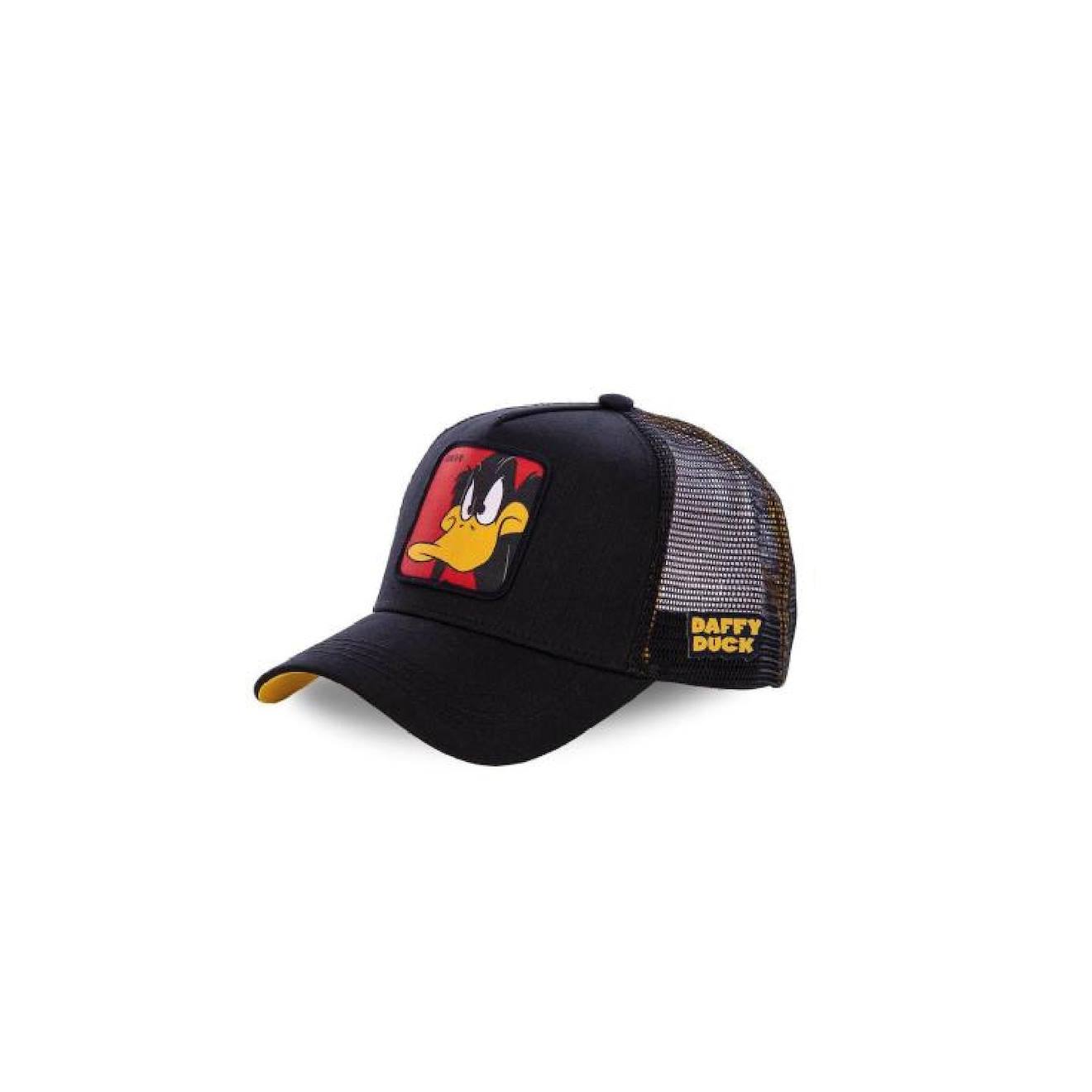 Casquette Trucker Looney Tunes Daffy Capslab Noir/orange