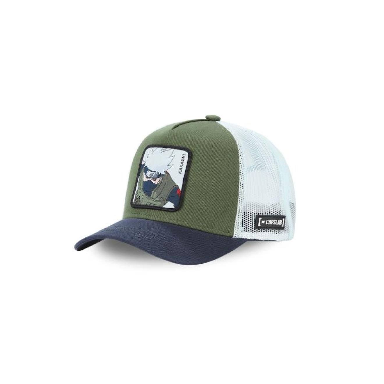 Casquette Trucker Naruto Shippuden Kakashi Capslab Kaki/bleu