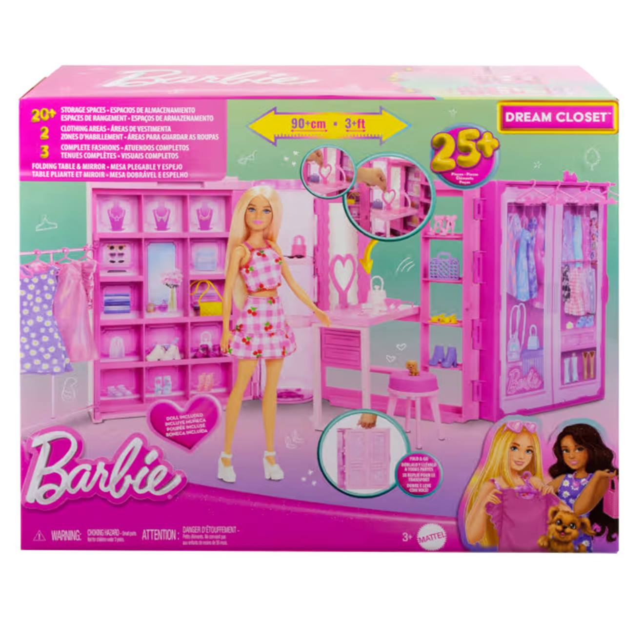 Barbie-dressing De Rêve-coffret Rose