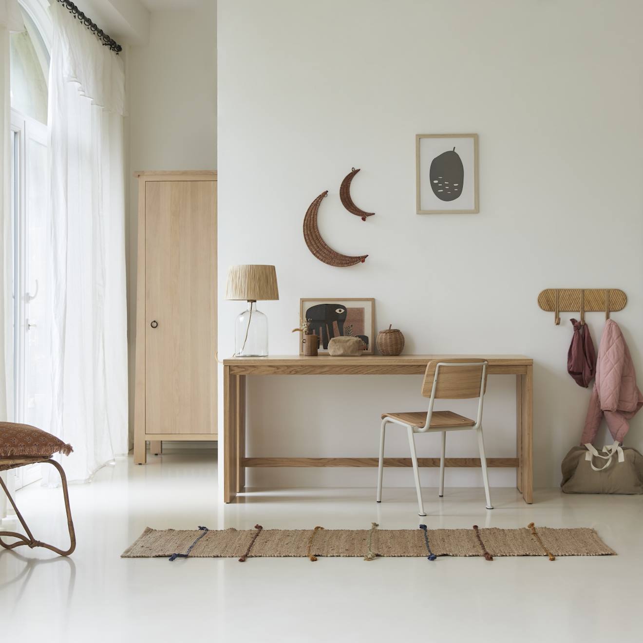 Bureau Enfant En Bois De Chêne 160 Eden Naturel