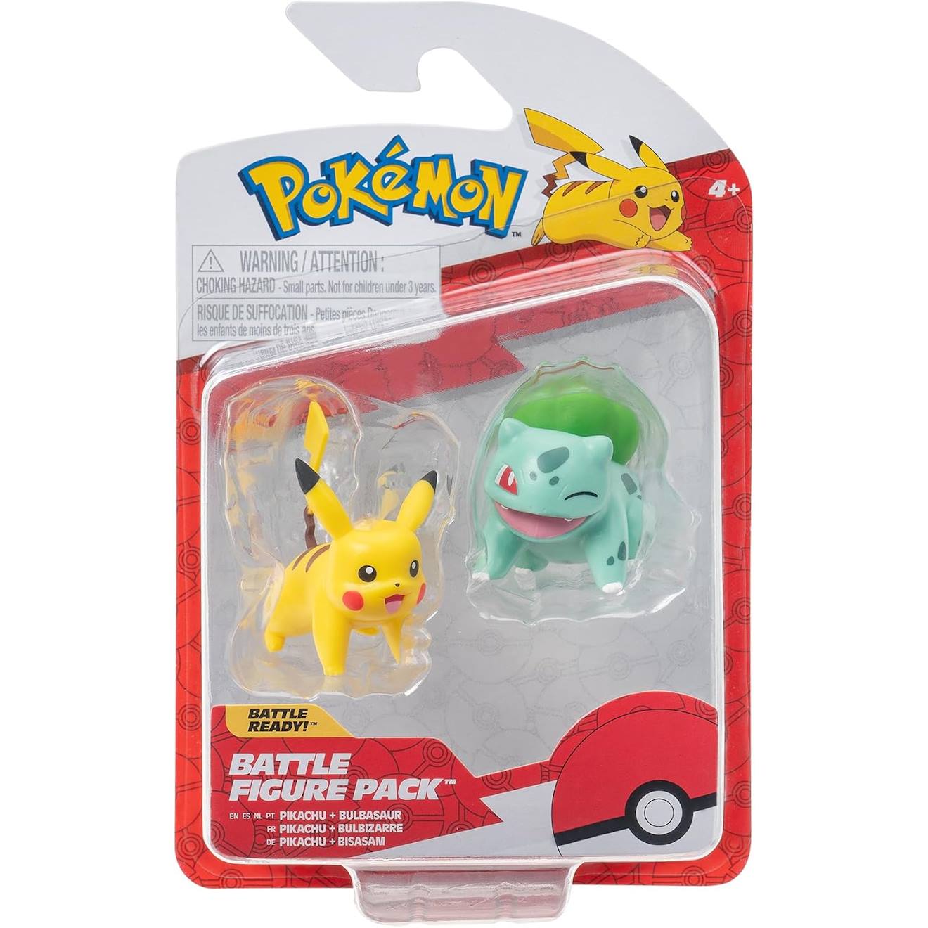 Figurine De Combat De Pokémon Premier Partenaire Multicolore