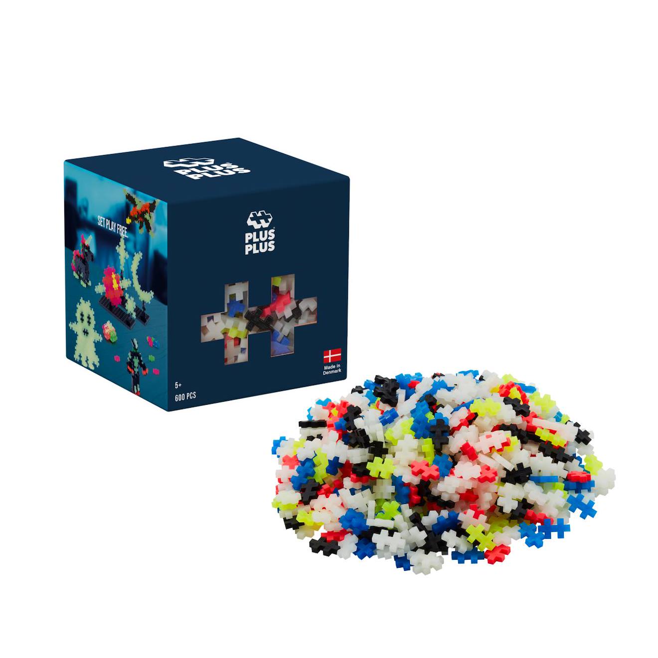 Recharge 600 Pcs Plus Plus Phosphorescent