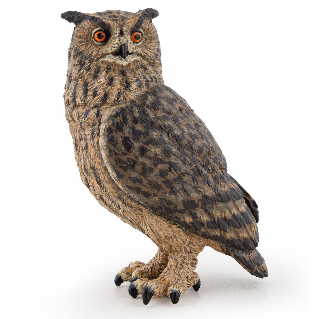 Figurine Hibou Grand Duc Marron