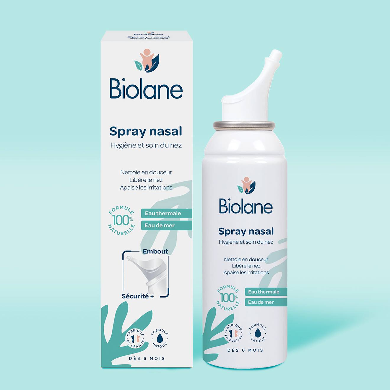 Spray Nasal : Formule 100% Naturelle Blanc