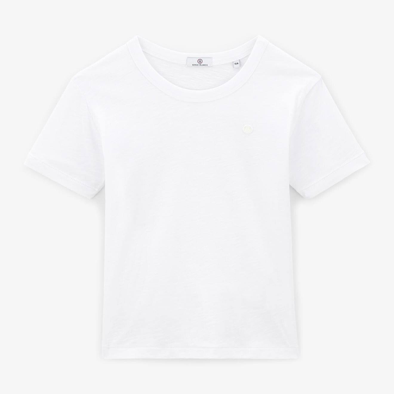 T-shirt Junior En Jersey Blanc