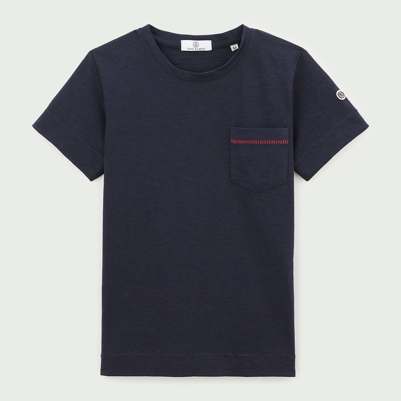 T-shirt Junior En Jersey Bleu Foncé