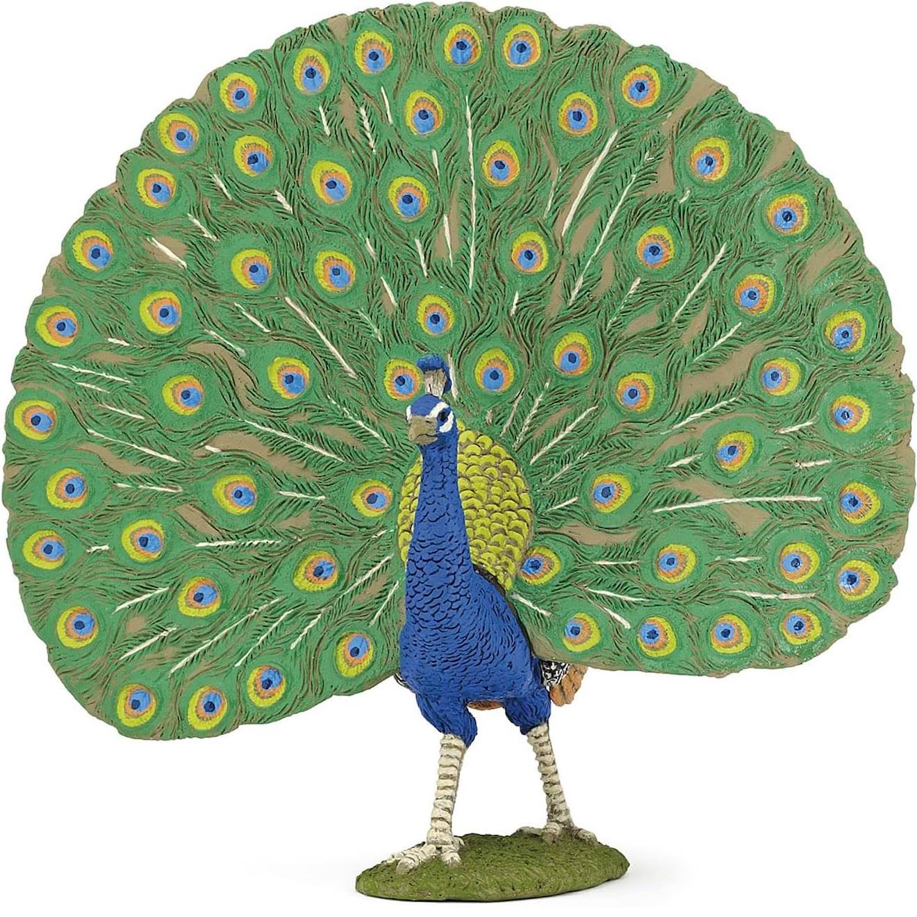 Figurine Paon Vert