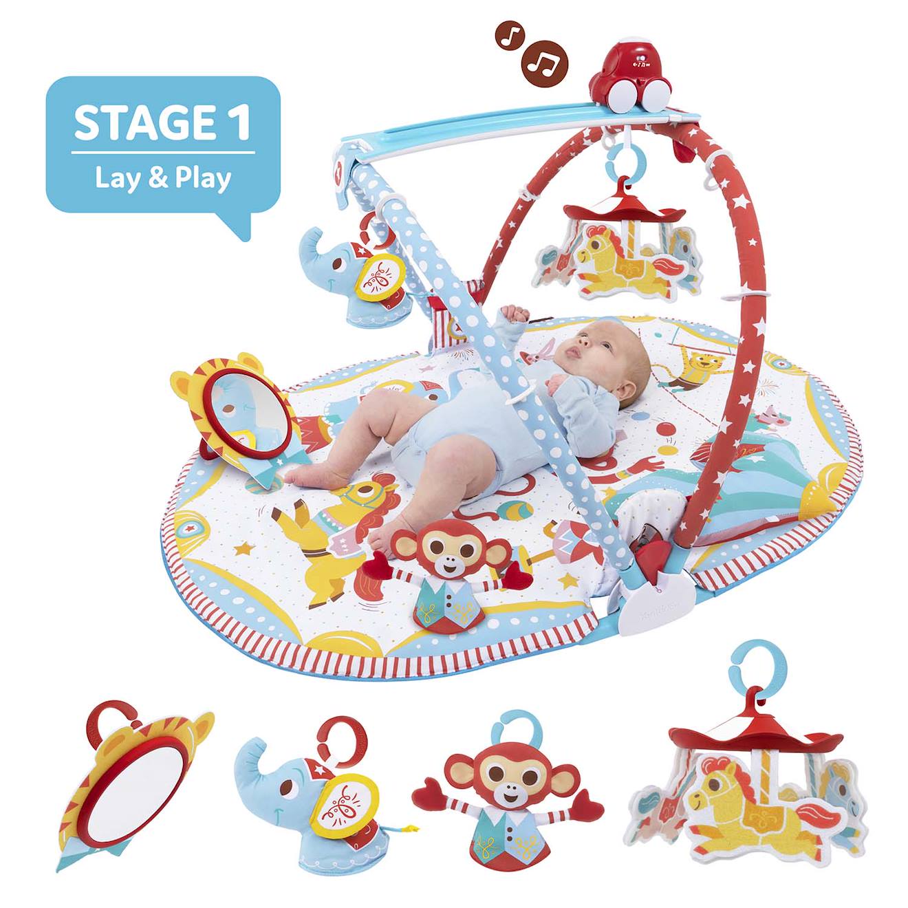 Tapis Gymotion Circus Playland Multicolor (Yookidoo) - Image 2