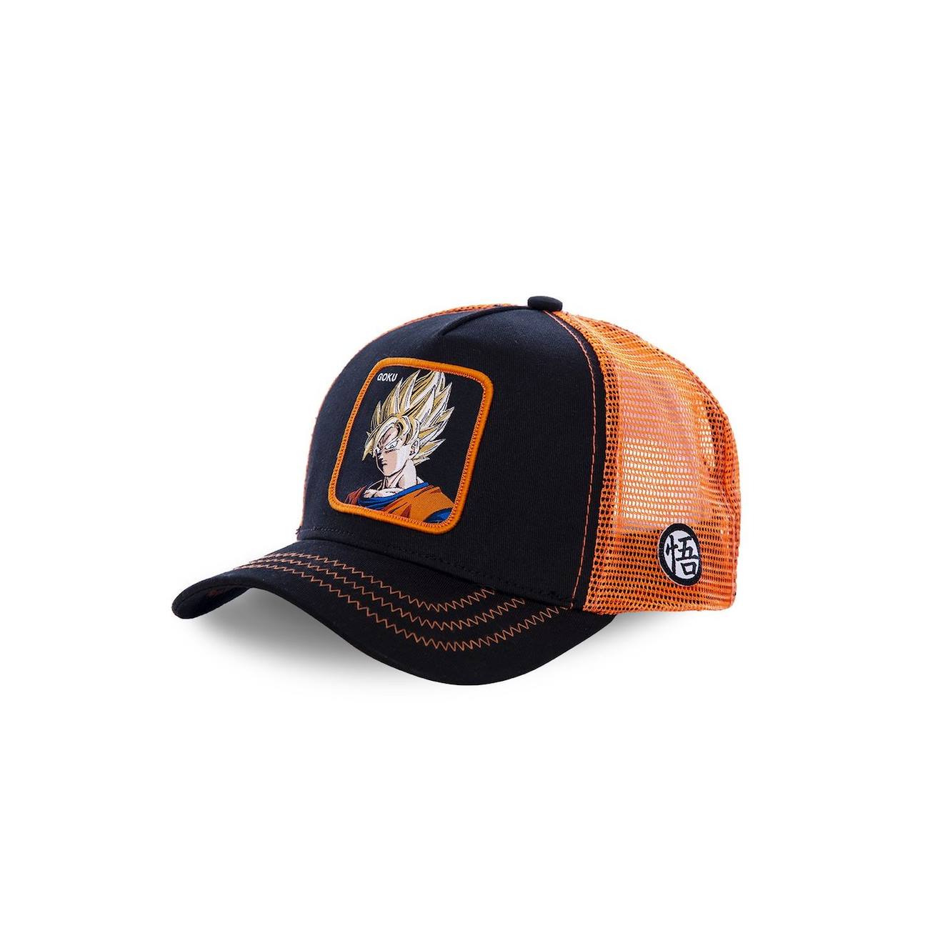 Casquette Junior Capslab Dragon Ball Z Goku Saiyen Noir/orange
