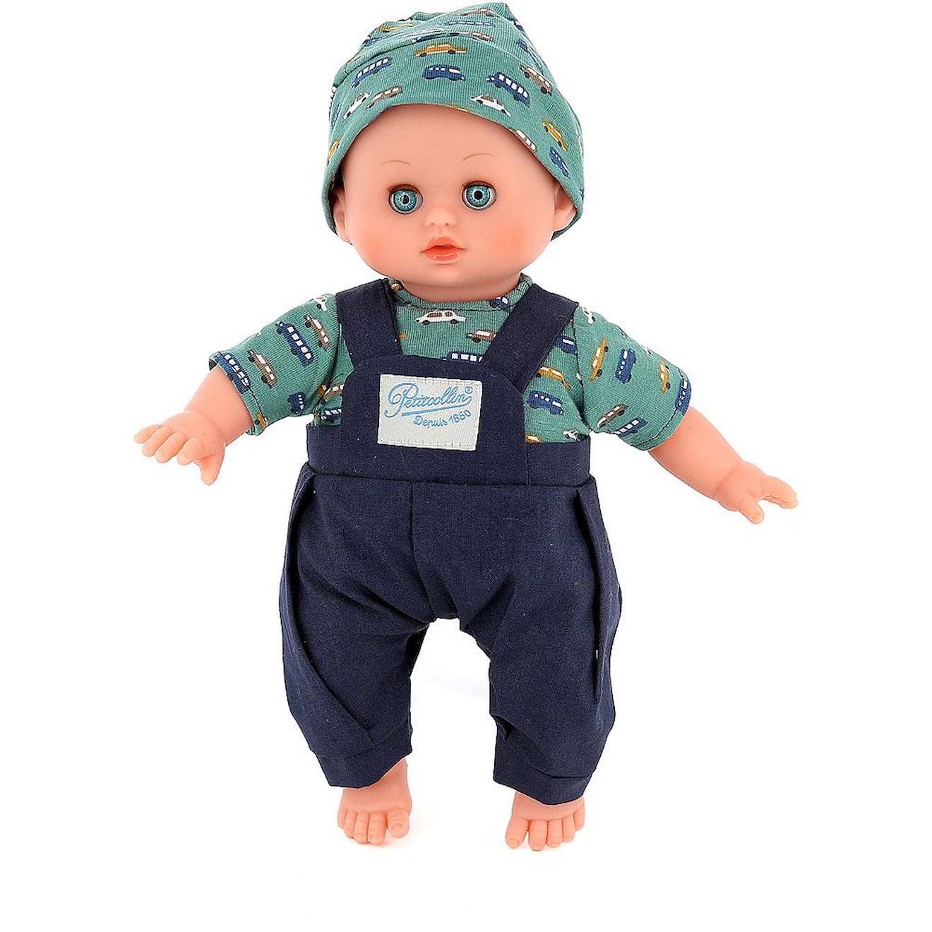 Poupée Petit Câlin Souple 28 Cm Gabriel Vert