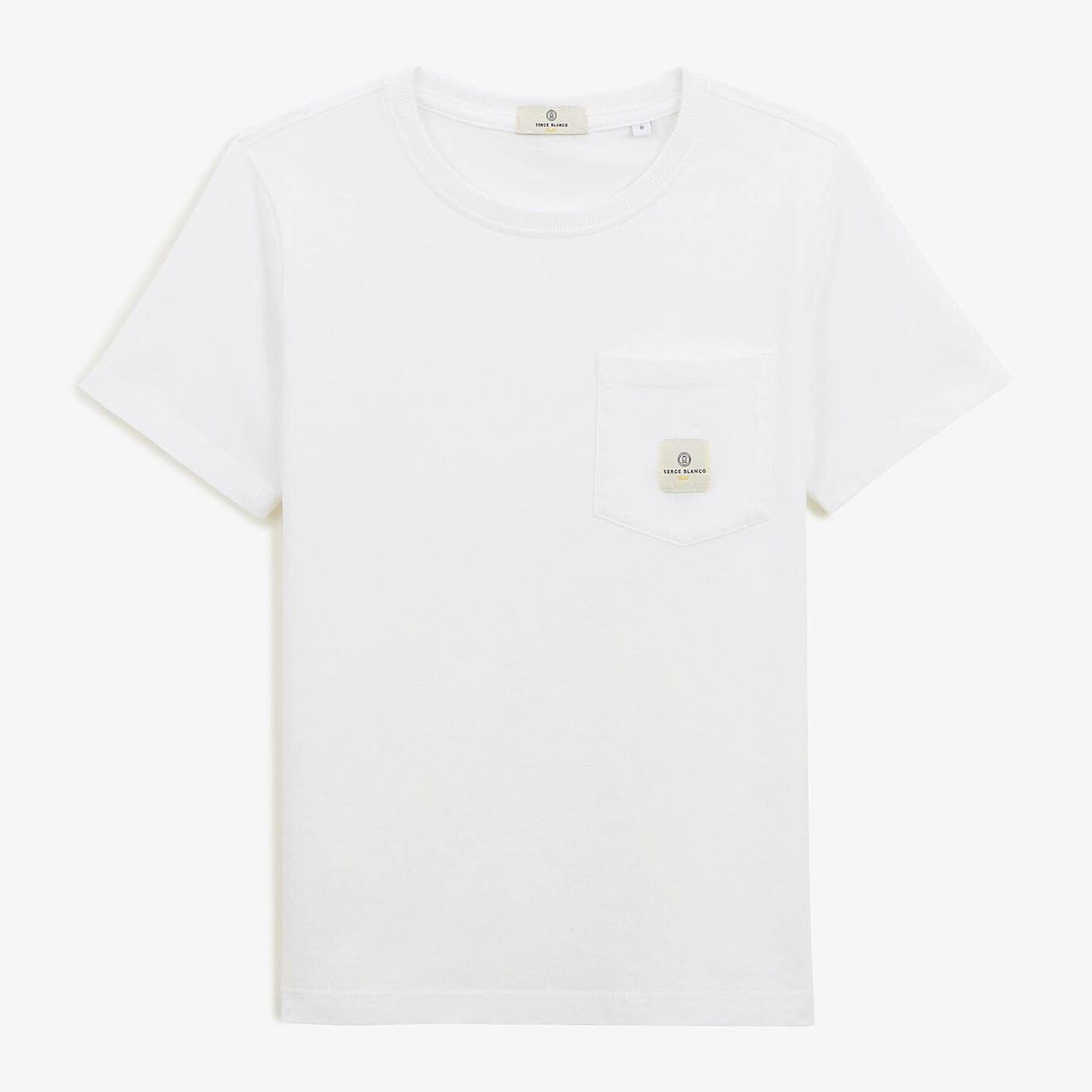 T-shirt Junior Tim Avec Poche Blanc
