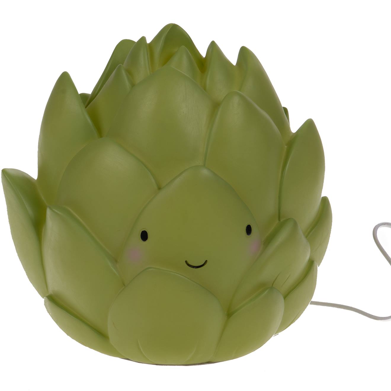Veilleuse Artichaut (20 Cm) Vert, Noir