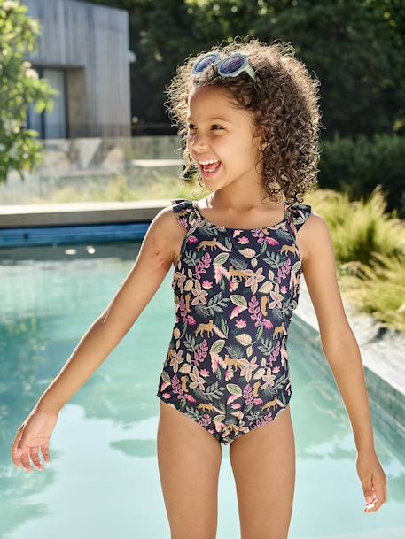 Fille-Maillot de bain-Maillot de bain 1 pièce imprimé fille Capsule famille