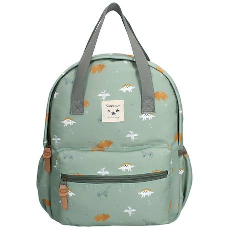 Sac à dos enfant à anses dinosaures vert (36 cm)  - vertbaudet enfant