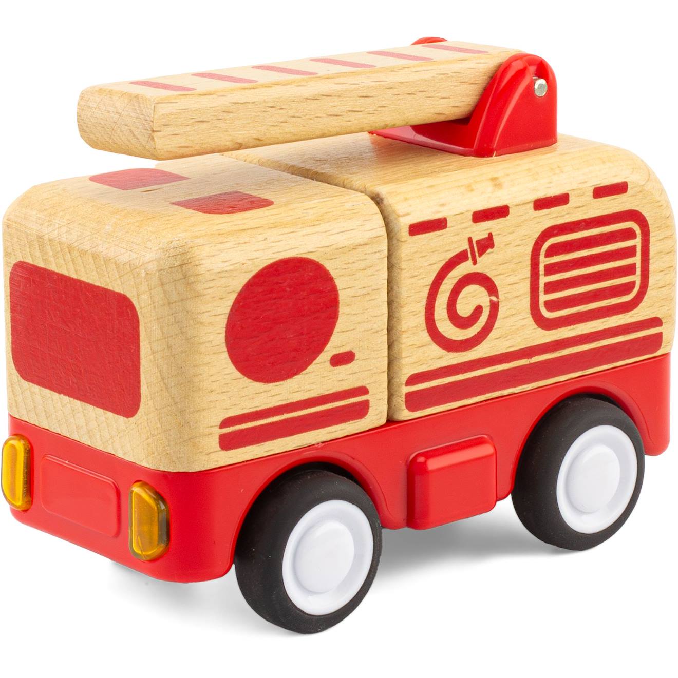 Routoudou - Mini Camion De Pompier Rouge