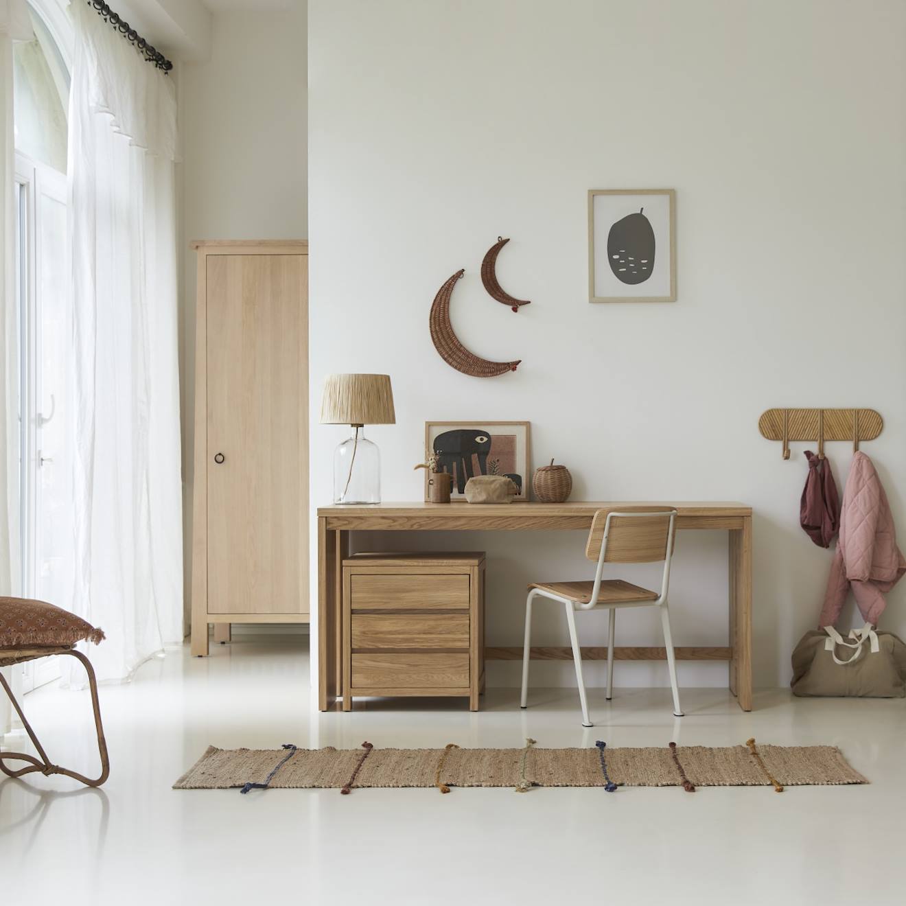 Bureau Enfant En Bois De Chêne 160 Eden Naturel