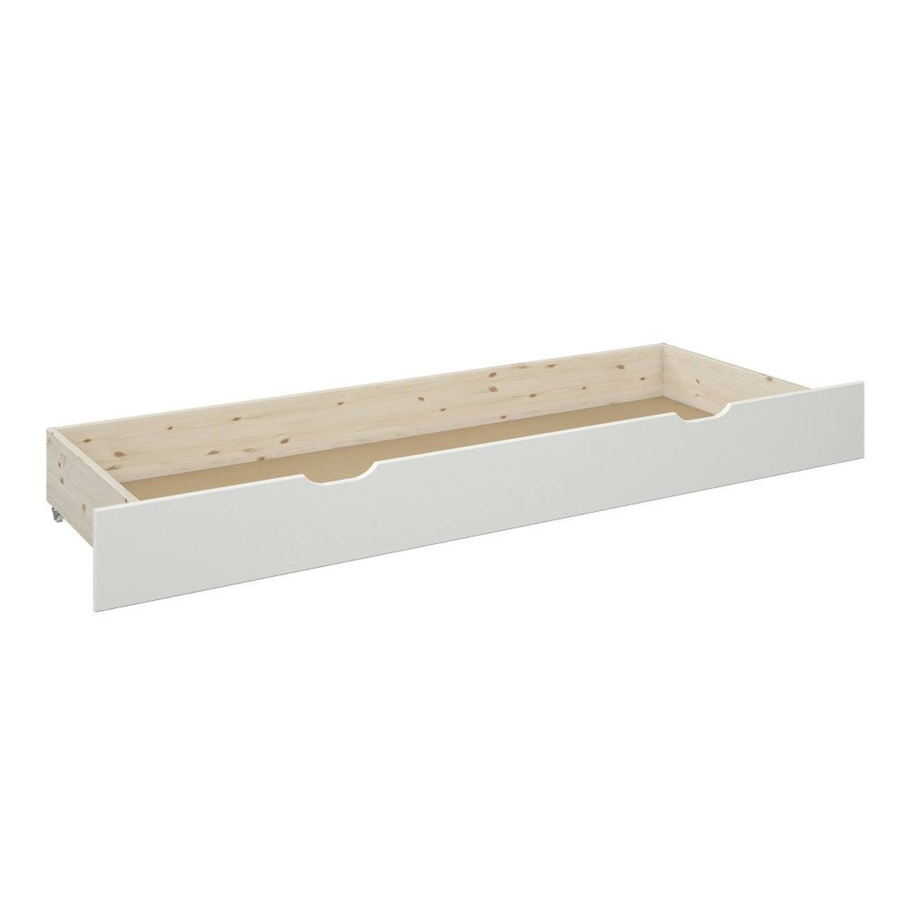 Tiroir De Rangement Pin Massif Sam Blanc