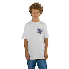 T-shirt  confort fit avec print devant et dos monkey business  - vertbaudet enfant