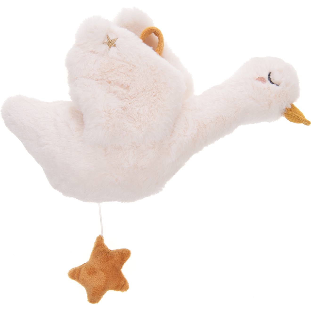Peluche Musicale Ecru,doré, Ocre