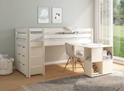 Chambre et rangement-Chambre-Bureau, table-Bureau primaire-Bureau avec rangement pour lit jade