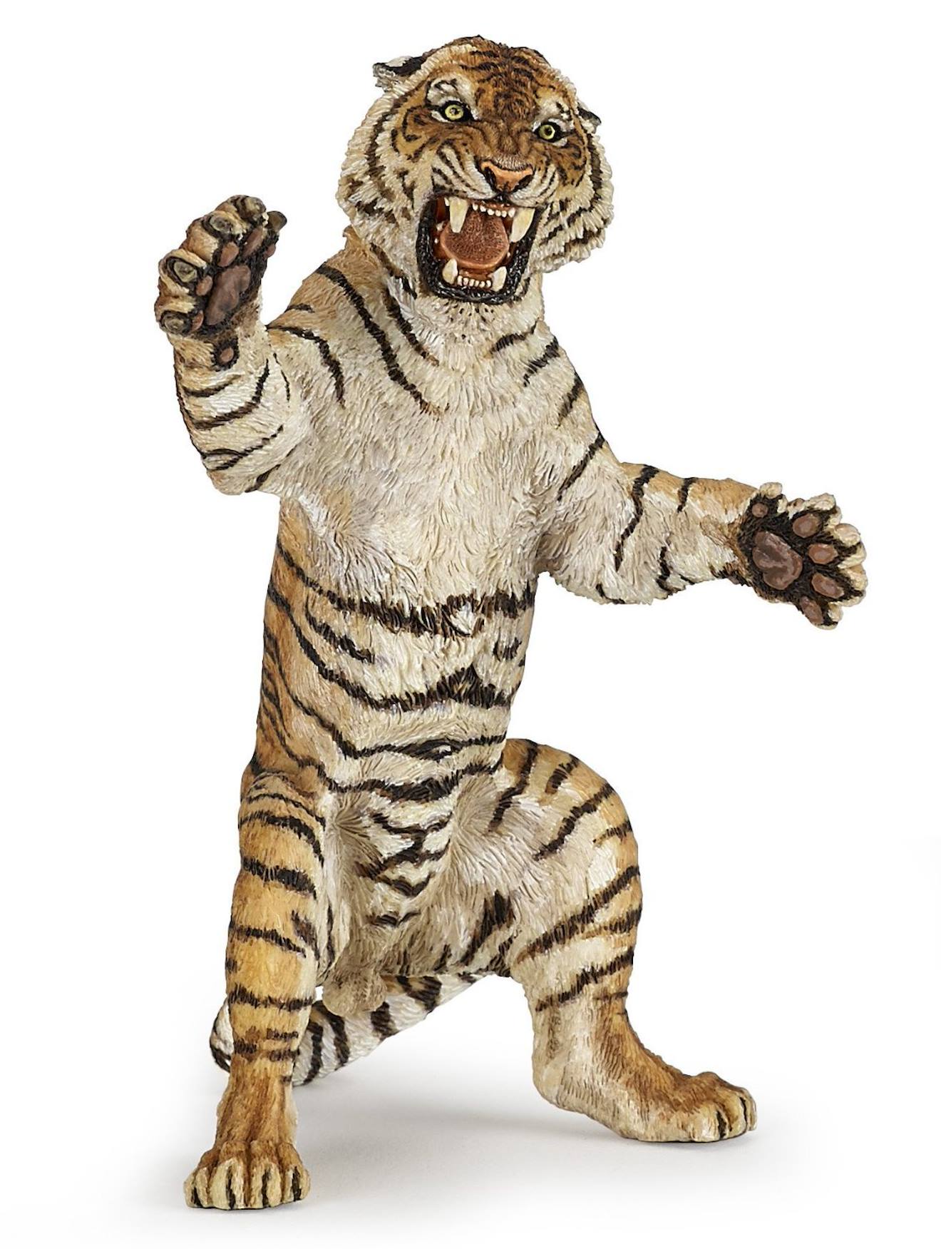 Figurine Tigre Debout Marron