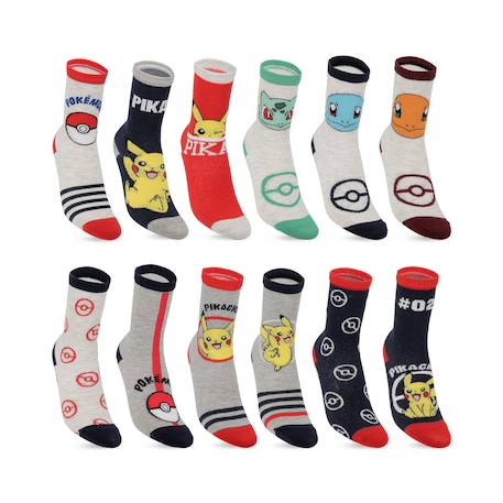 Garçon-Lot de 12 paires de chaussettes