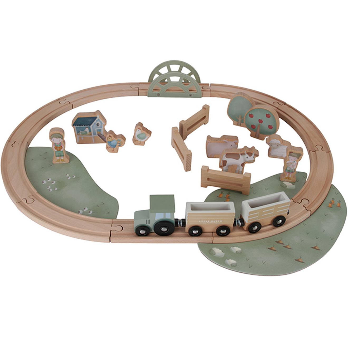 Circuit De Train Multicolore