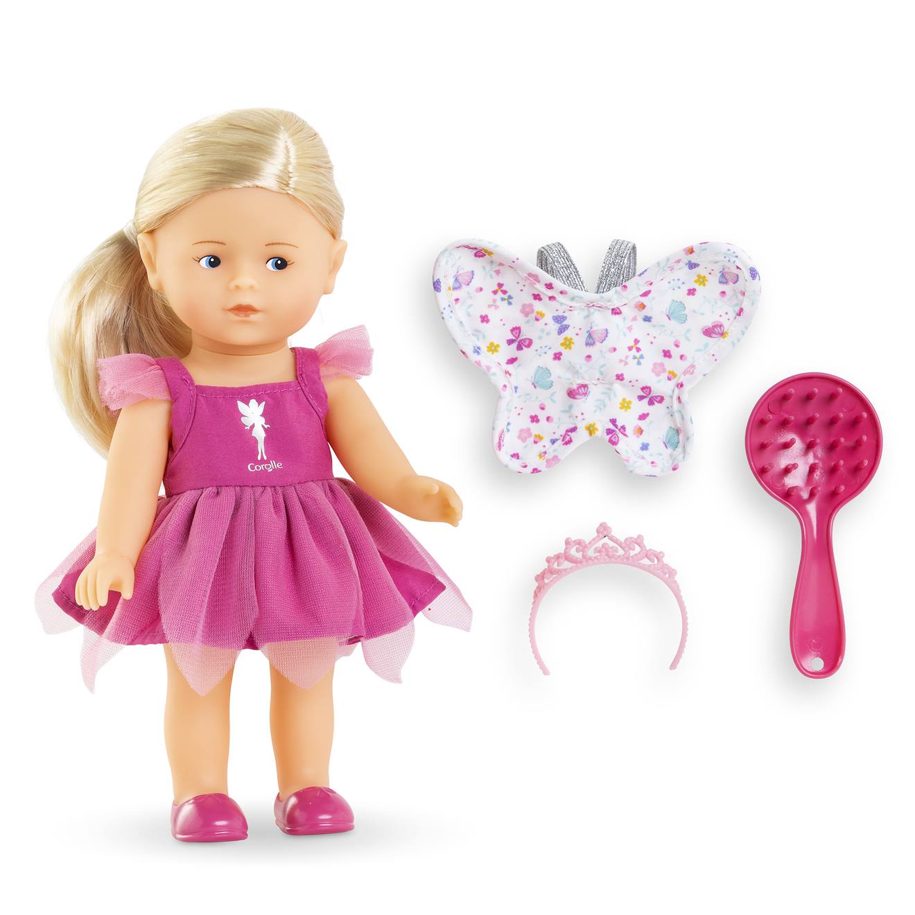 Coffret Poupée Mini Corolline Rosy Fée Multicolore